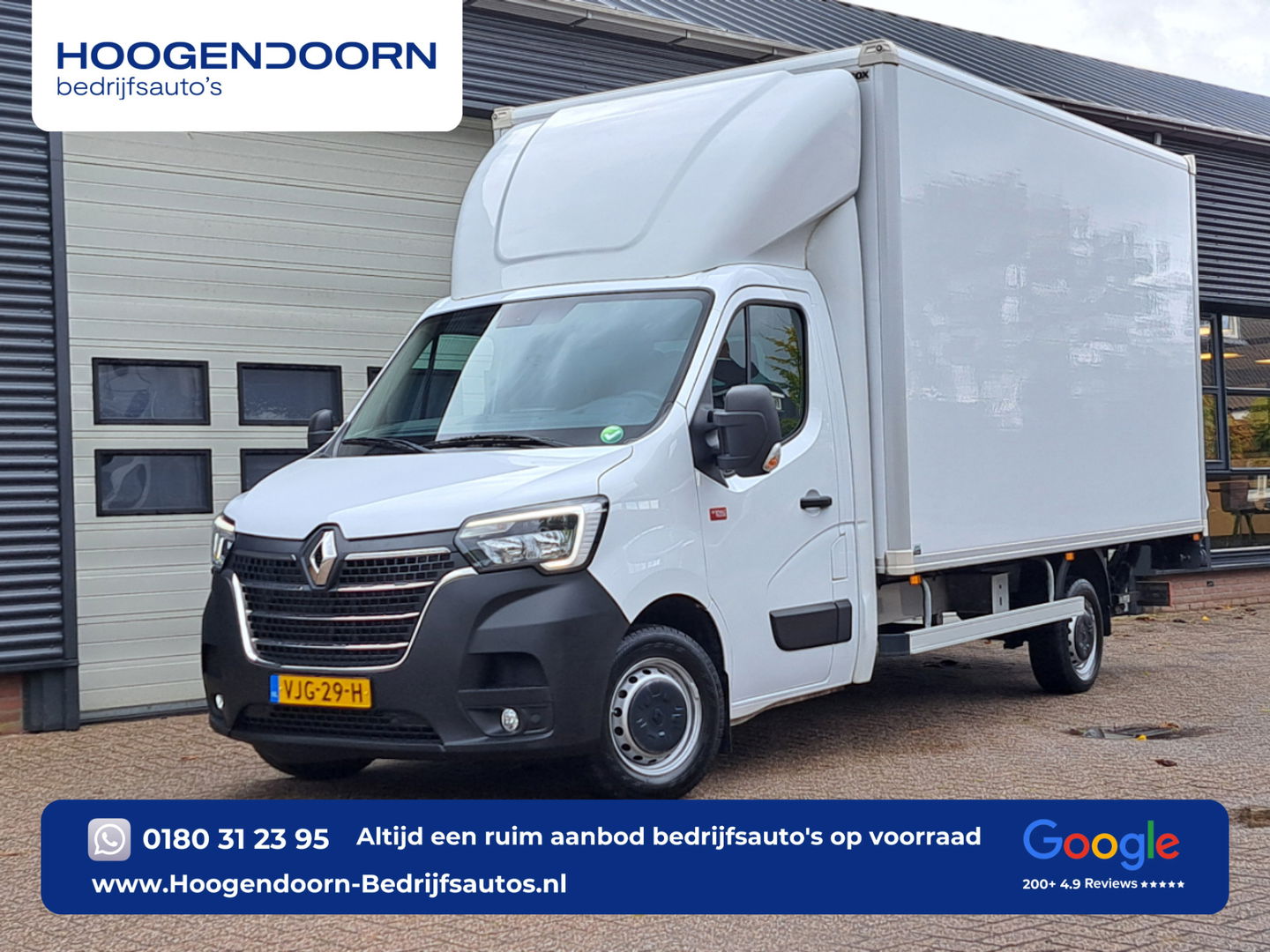 Renault Master T35 2.3 dCi 150pk Euro 6 Automaat Bakwagen - Dhollandia - 2,5t Kg Trekhaak - Cruise