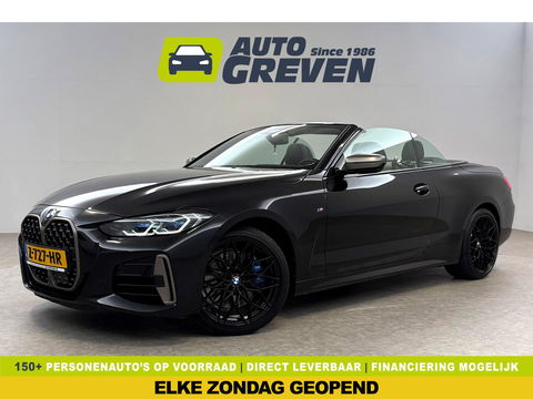 BMW 4 Serie M440i xDrive 374PK M-pakket High Executive | Cabrio | BMW Laser | Memory | Curved Display | H/K | HuD | Sfeer | 360°