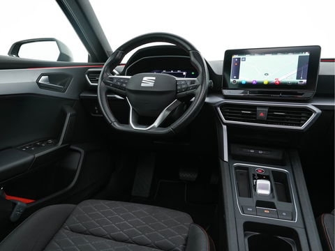 SEAT Leon Sportstourer 2.0 TDI FR Business Intense (INCL-BTW) Aut.  *PANO | FULL-LED | ADAPTIVE-CRUISE | DIGI-COCKPIT | NAVI-FULLMAP | LEATHER-MICROFIBRE | CARPLAY | KEYLESS | SHIFT-PADDLES | SPORT-SEATS | AMBIENT-LIGHT | CAMERA | 17''ALU | T