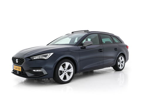 SEAT Leon Sportstourer 2.0 TDI FR Business Intense (INCL-BTW) Aut.  *PANO | FULL-LED | ADAPTIVE-CRUISE | DIGI-COCKPIT | NAVI-FULLMAP | LEATHER-MICROFIBRE | CARPLAY | KEYLESS | SHIFT-PADDLES | SPORT-SEATS | AMBIENT-LIGHT | CAMERA | 17''ALU | T