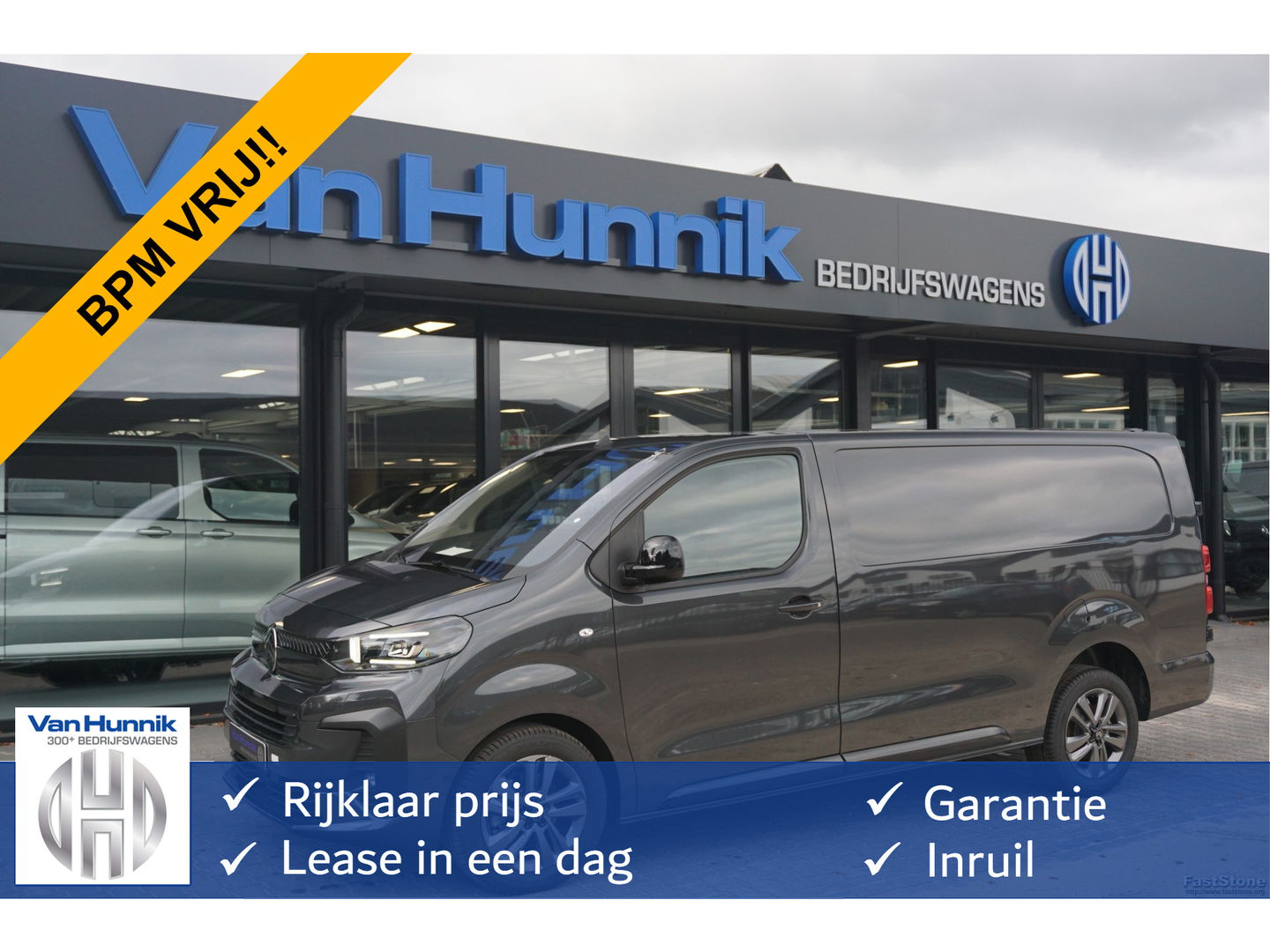 Citroën Jumpy 2.0D 180PK EAT8 Aut L3H1 BPM VRIJ!! LED, Navi, Clima, Camera, 17" LM, Stoel-Stoel!! Nr. 001