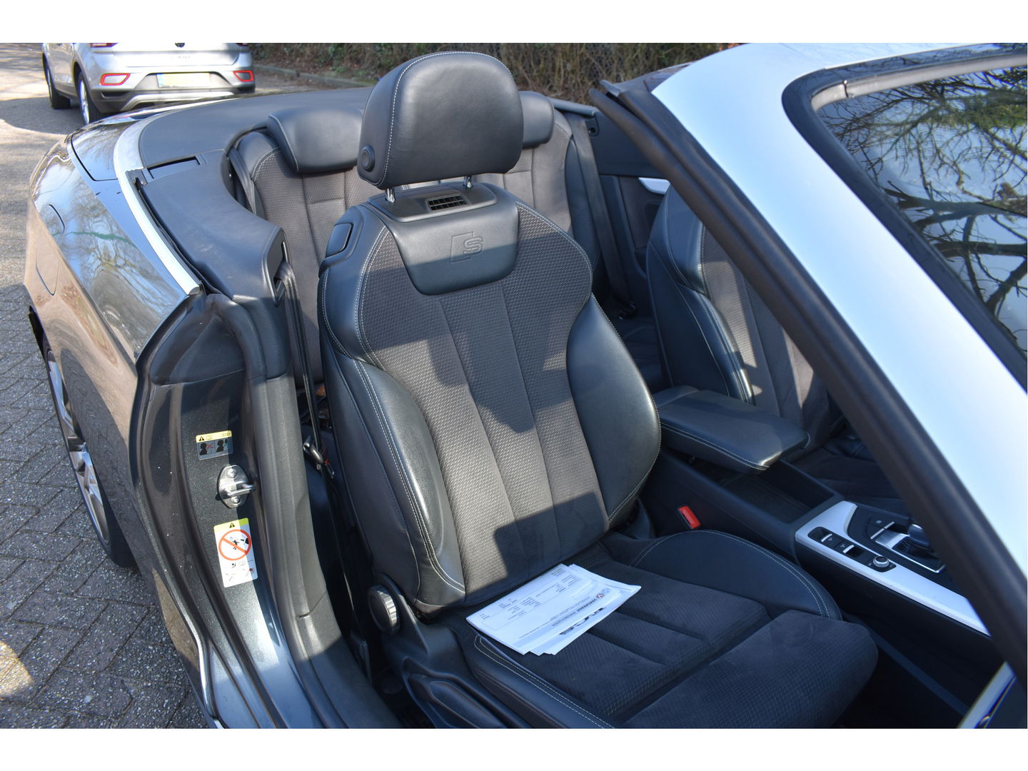 Audi A5 Cabriolet 2.0 TFSI MHEV Design Pro Line Plus 3x S-Line Elekt.haak | Stoel- & nekverwarming | Keyless | Carplay | Virtual Cockpit | Full LED | Historie