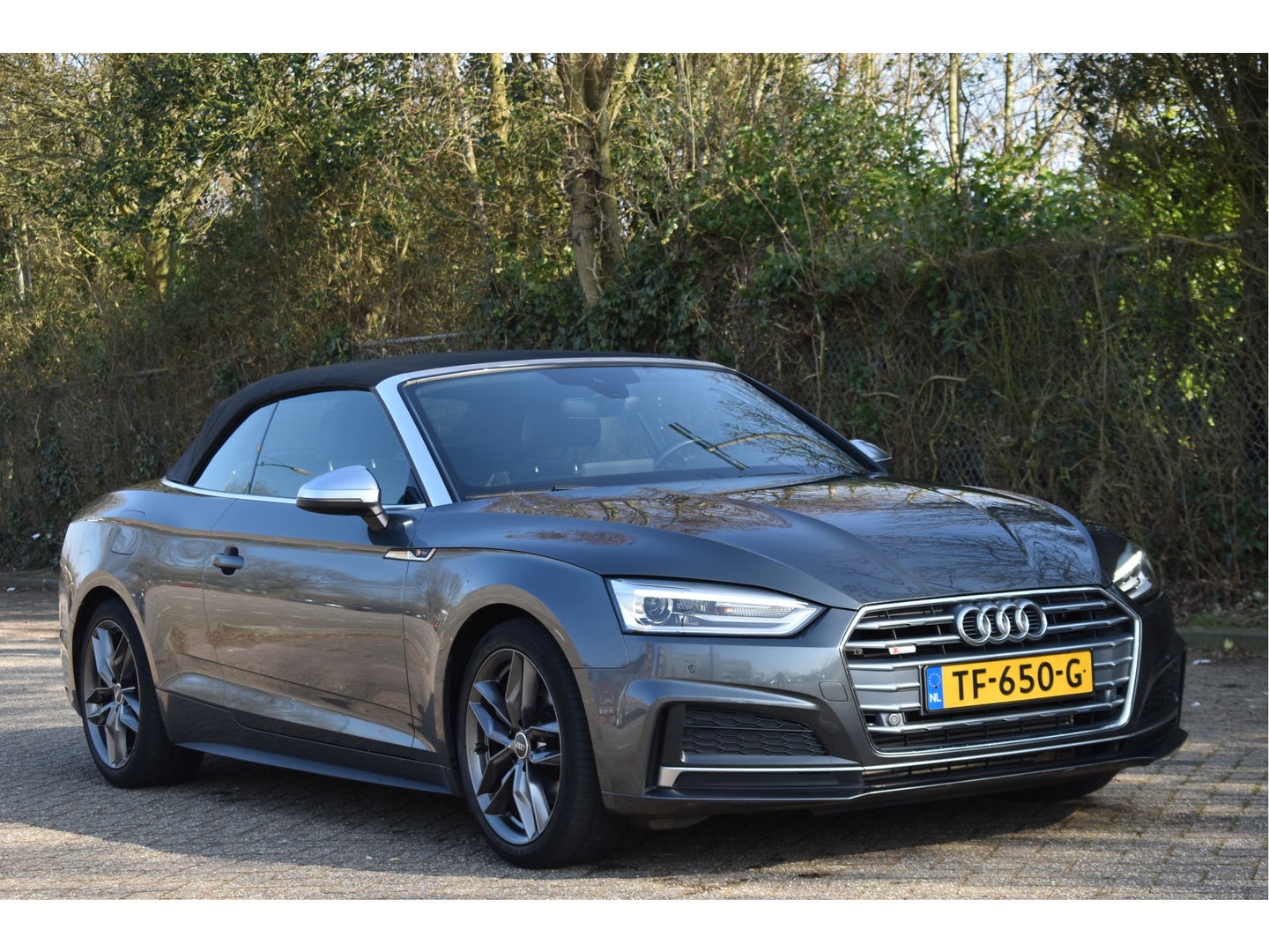 Audi A5 Cabriolet 2.0 TFSI MHEV Design Pro Line Plus 3x S-Line Elekt.haak | Stoel- & nekverwarming | Keyless | Carplay | Virtual Cockpit | Full LED | Historie