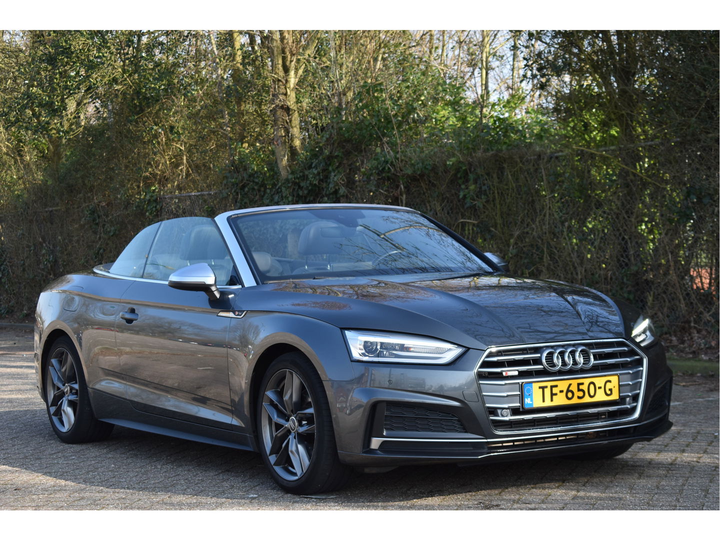 Audi A5 Cabriolet 2.0 TFSI MHEV Design Pro Line Plus 3x S-Line Elekt.haak | Stoel- & nekverwarming | Keyless | Carplay | Virtual Cockpit | Full LED | Historie