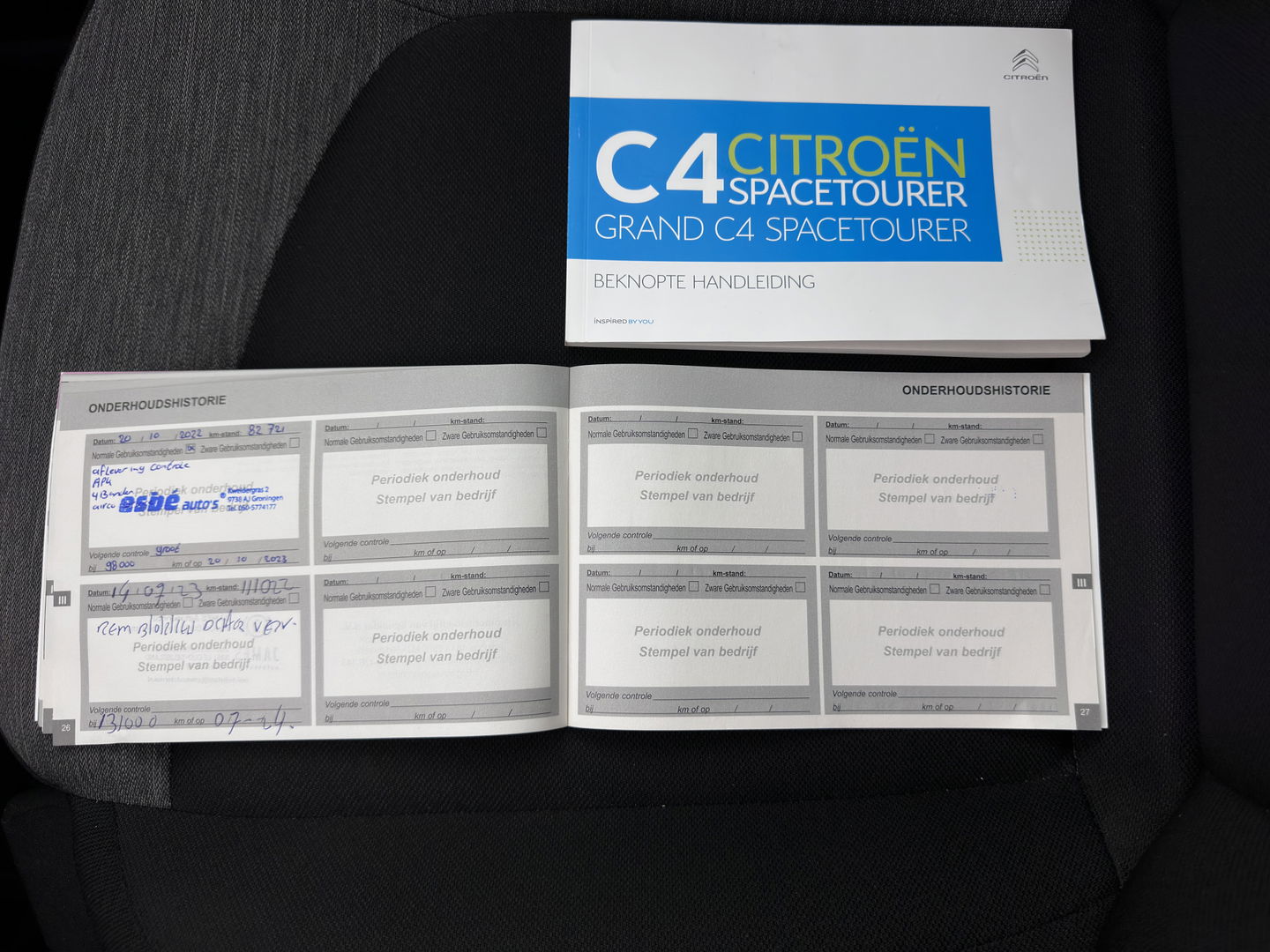 Citroën Grand C4 Spacetourer 1.2 PureTech Business [ 7-Pers. ] (INCL-BTW) *NAVI-FULLMAP | DIGI-COCKPIT | KEYLESS | COMFORT-SEATS | PANO-WINDOW | CARPLAY | ECC | PDC | CRUISE | TOWBAR | SHIFT-PADDELS |  16''ALU*