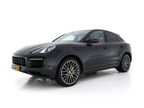 Porsche Cayenne Coupé 3.0 E-Hybrid Platinum Edition (INCL.BTW) *LUXURY-LEATHER | FULL-LED | MEMORY-PACK | BLIND-SPOT | BOSE-SOUND | HEATED-COMFORTSEATS | AIR-SUSPENSION | SPORT-EXHAUST | KEYLESS | CAMERA | DAB+ | NAVI-FULLMAP | TOWBAR | 22''AL