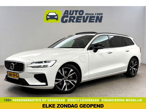 Volvo V60 2.0 T6 Twin Engine AWD 340PK R-Design | Pano | Memory | HuD | Sfeer | Massage | 360° | Trekh. | Stoel/Stuur verwarmd