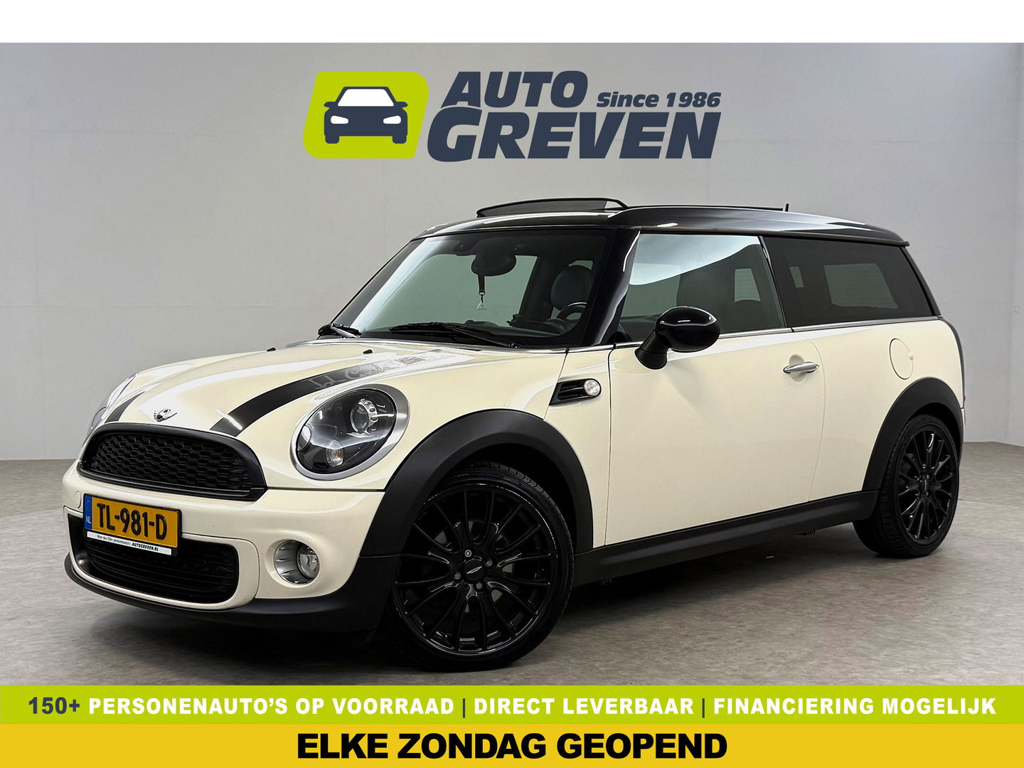 MINI Clubman 1.6 Cooper Hampton | Pano | H/K | Cruise | Navi | Stoelverw. | Parkeersens.