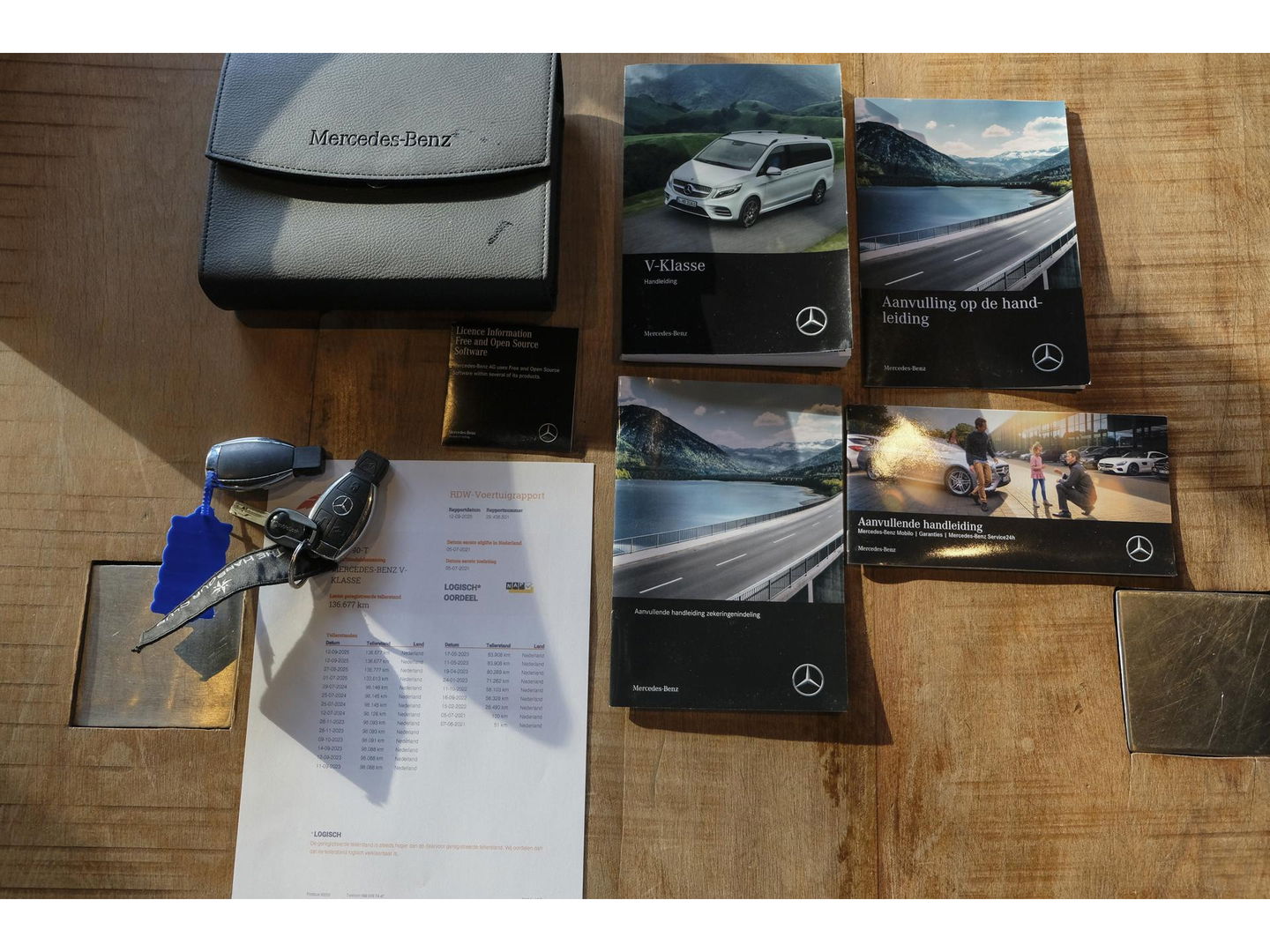 Mercedes-Benz V-Klasse V300d AMG 240pk Extra Lang XL Burmester Elektrische schuifdeuren Trekhaak Night pakket Black Edition