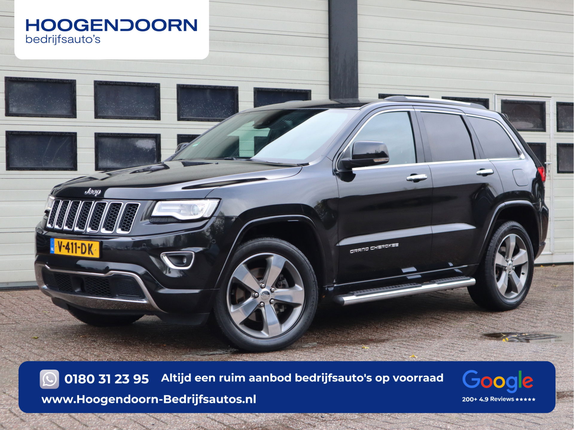 Jeep Grand Cherokee 3.0 CRD Overland - NL Auto - 3,5t KG Trekhaak - Grijs Kenteken