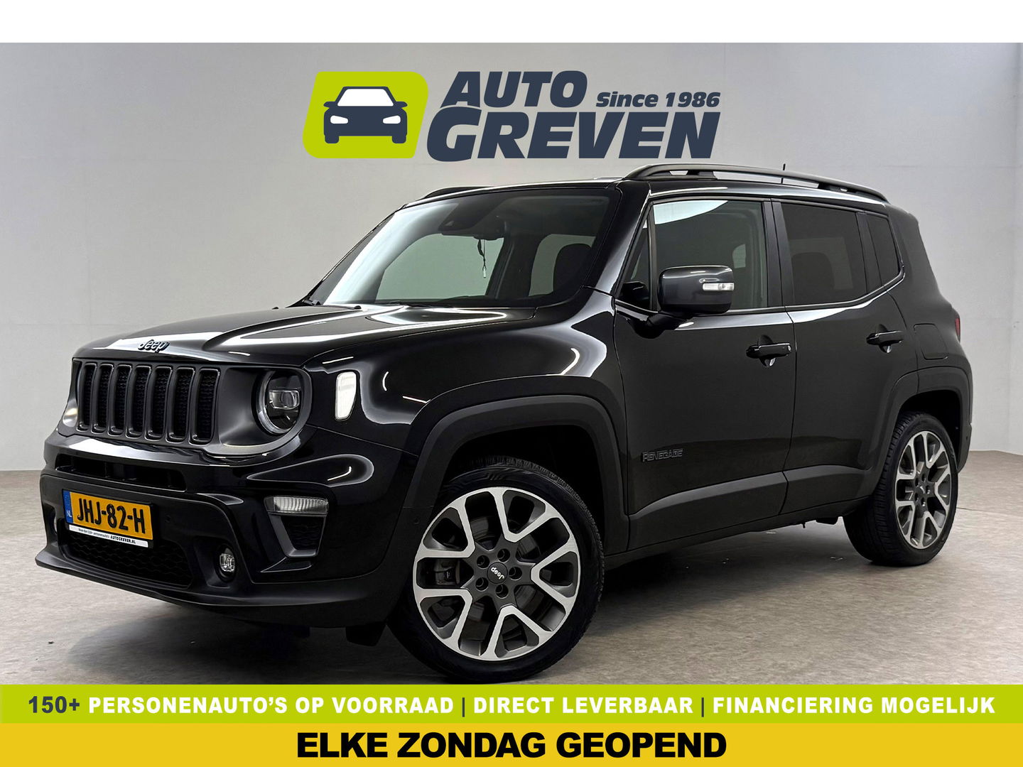 Jeep Renegade 4xe 240PK Plug-in Hybrid Electric S | Camera | Stoel/stuurverw. | Navi | Adaptive Cruise | Dodehoek | Keyless