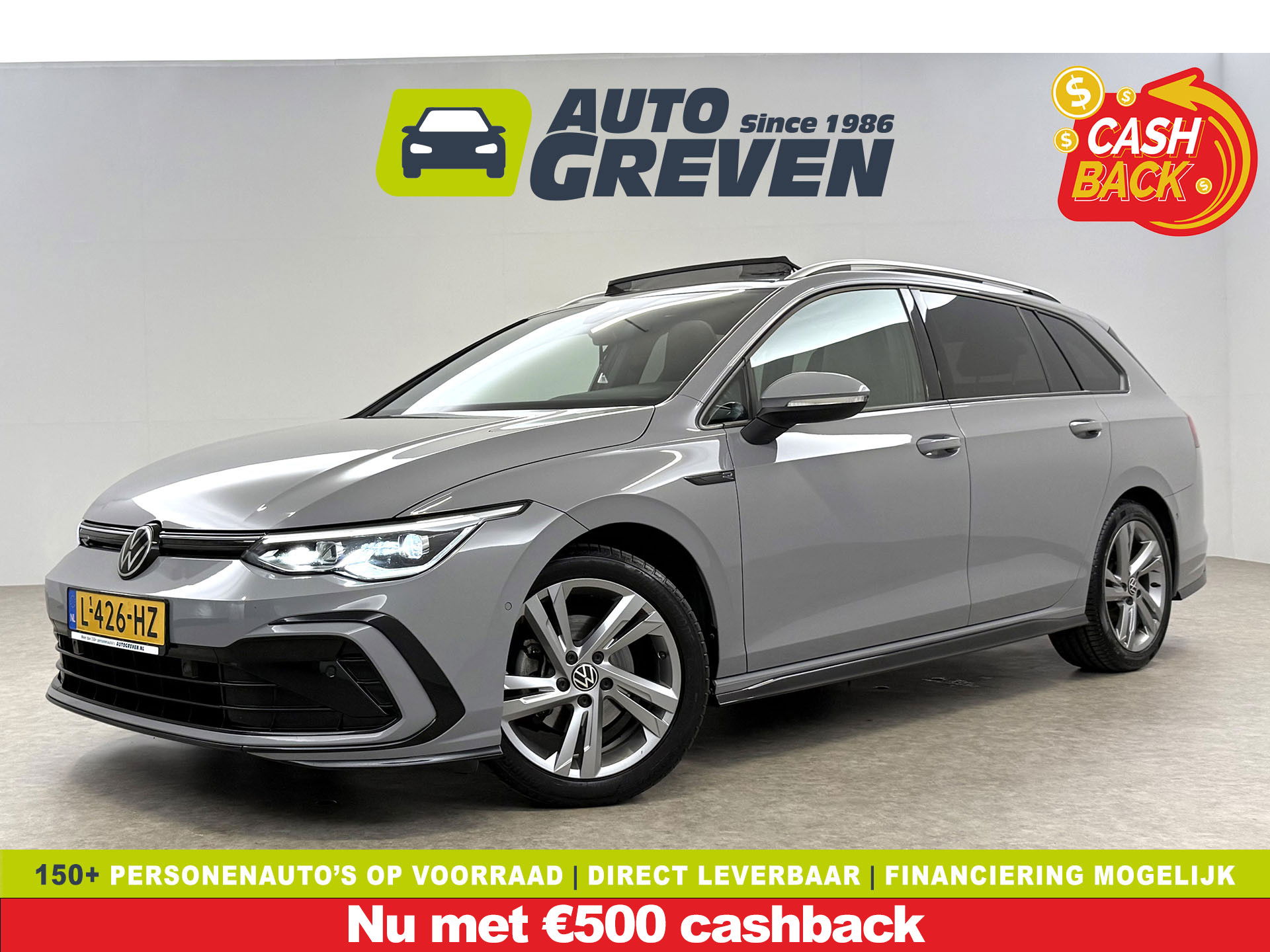 Volkswagen Golf Golf Variant 1.5 eTSI R-Line | Pano | Sfeerverl. | Stuur/Stoelverw. | Camera | Trekh. | LED | Carplay | NAP