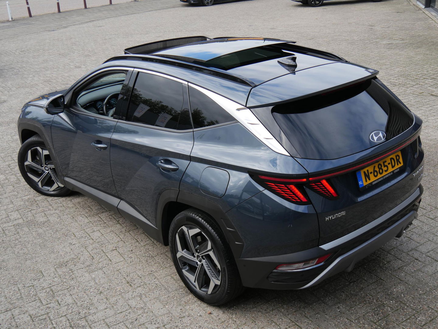 Hyundai Tucson HEV HYBRID PREMIUM SKY/ PANORAMADAK/ 360°CAMERA/ AFN. TREKHAAK/ LEER/ ELEKT. KLEP