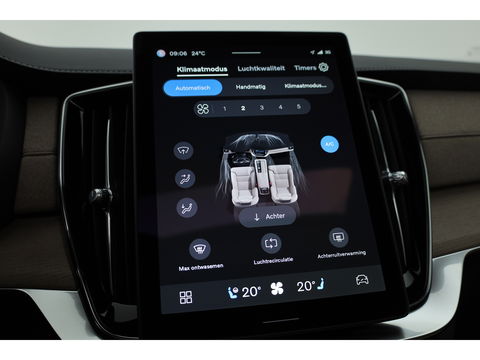 Volvo XC90 T8 Recharge Ultra Bright ''Facelift'' | Full Option | Luchtvering | B&W Audio | Massage | Pano | HUD | Stoelventilatie | 22'' | Trekhaak