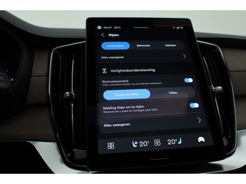 Volvo XC90 T8 Recharge Ultra Bright ''Facelift'' | Full Option | Luchtvering | B&W Audio | Massage | Pano | HUD | Stoelventilatie | 22'' | Trekhaak