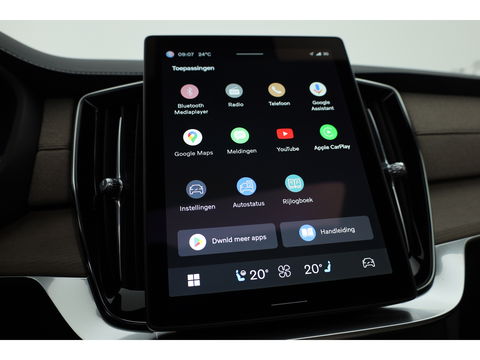 Volvo XC90 T8 Recharge Ultra Bright ''Facelift'' | Full Option | Luchtvering | B&W Audio | Massage | Pano | HUD | Stoelventilatie | 22'' | Trekhaak