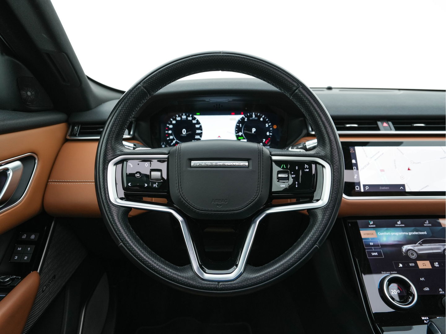 Land Rover Range Rover Velar 2.0 P400e R-Dynamic HSE Plug-In (INCL-BTW) *PANO | LUXURY-LEATHER | ADAPTIVE-CRUISE | FULL-LED | BLIND-SPOT | MEMORY-PACK | MERIDIAN-SOUND | HEATED-COMFORTSEATS | DIGI-COCKPIT | CAMERA | KEYLESS | DAB+ | SHIFT-PADDLES | ...