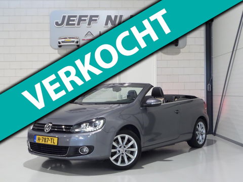 Volkswagen GOLF Cabriolet 1.4 TSI DSG Highline "Automaat" Xenon-LED Apple-Carplay Leer Stoelverwarming Camera Trekhaak DAB+