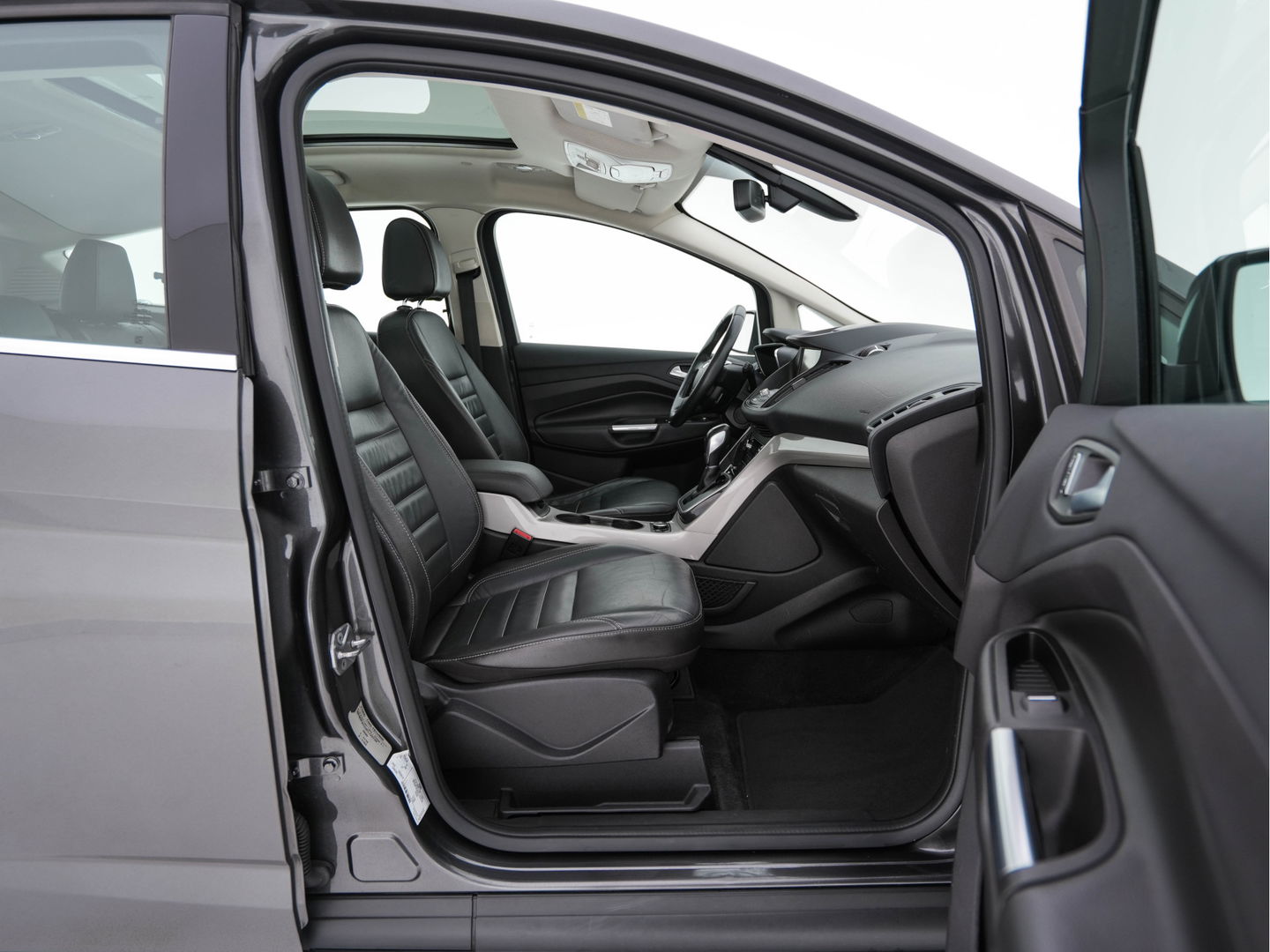 Ford C-MAX 2.0 Plug-in Hybrid Titanium Plus Aut. *PANO | LUXURY-LEATHER | NAVI-FULLMAP | CAMERA | KEYLESS | HEATED-COMFORT-SEATS | ECC | DIGI-COCKPIT | PDC | 17''ALU*