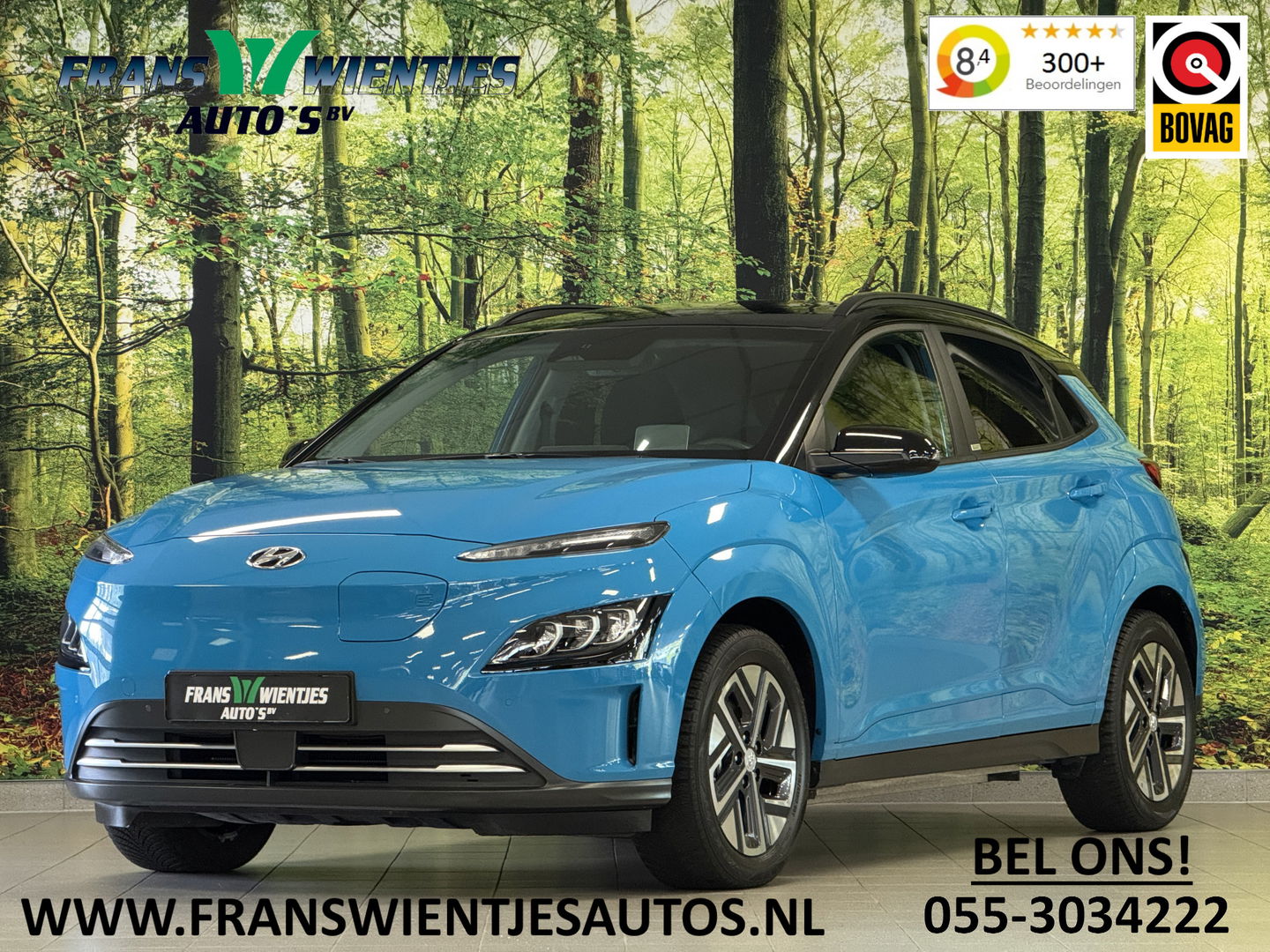 Hyundai KONA EV Comfort Smart 39 kWh | Standkachel | Krell Sound | Camera | Stuurwielverwarming | Stoelverwarming | Lane Assist | Dodehoeksensor | Adaptieve Cruise Control | DAB |