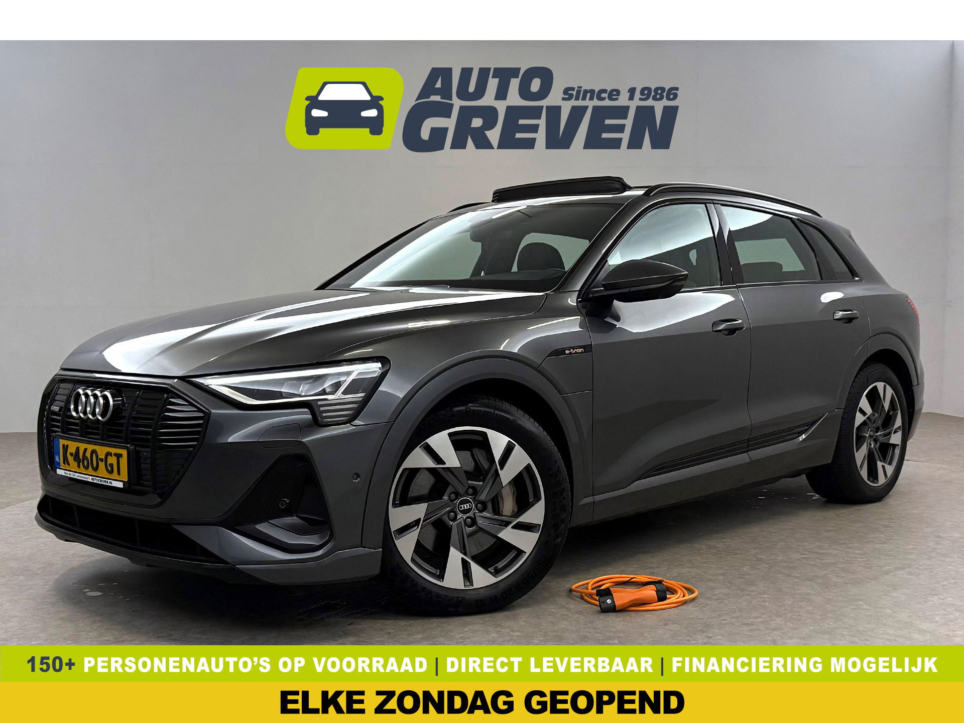 Audi e-tron 55 Quattro S-line 408PK 95 kWh | SOH 86% | Pano | Memory | Sfeer | 360° | Trekh. | Virtual | Carplay | NAP