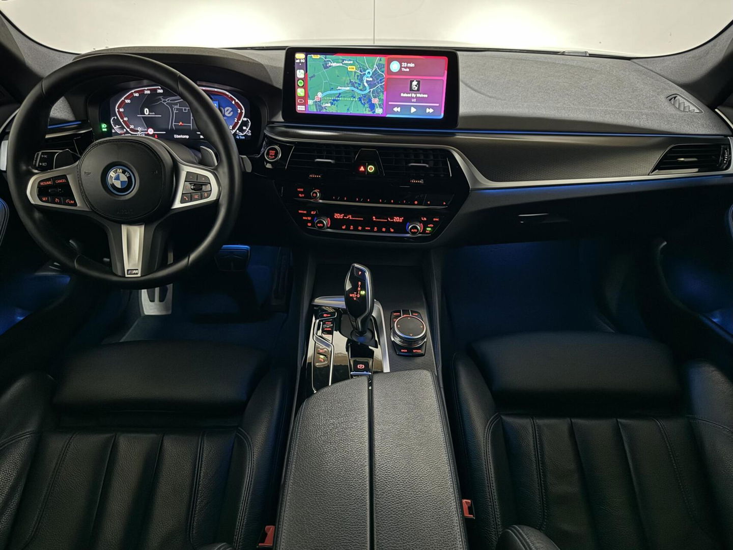 BMW 5 Serie Touring 530e M-Sport Pano Sfeer Leder Carplay Trekh.