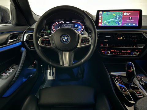 BMW 5 Serie Touring 530e M-Sport Pano Sfeer Leder Carplay Trekh.