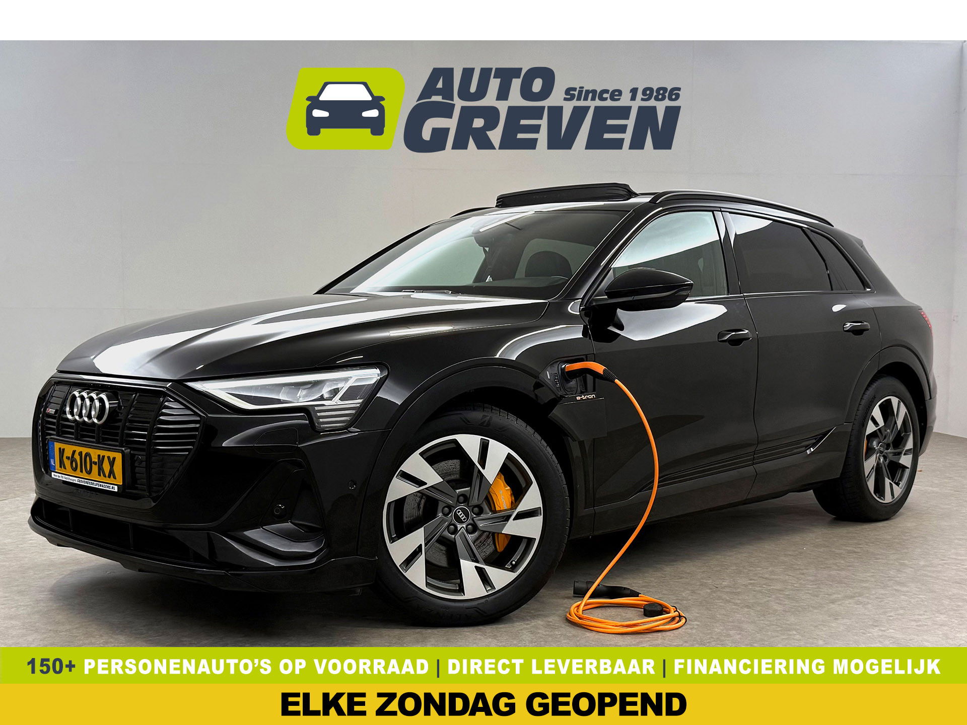 Audi e-tron 50 quattro S-Line 71 kWh | Pano | B&O | Sfeerverl. | Virtual | Memory | Camera | Carplay | Adaptive Cruise | NAP