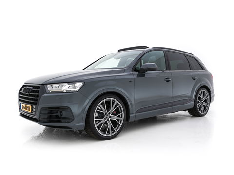 Audi SQ7 4.0 TDI Quattro Pro Line + Aut. *PANO | LUXURY-LEATHER | FULL-LED | DIGI-COCKPIT | BOSE-SOUND | KEYLESS | CAMERA | NAVI-FULLMAP | HEATED/VENTILATED-COMFORTSEATS | SHIFT-PADDLES | CARBON-INLAY | ECC | ADAPTIVE-CRUISE |