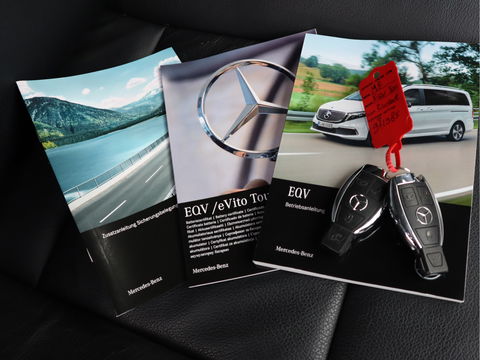 Mercedes-Benz EQV 300 90kWh L3 Extra lang - Leder 8 Pers. 2+3+3 - elc. Schuif - 360 Camera