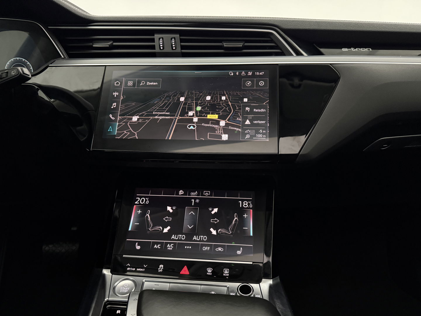 Audi e-tron 50 Quattro Launch edition plus 313PK 71 kWh | SOH 92% | Virtual | Memory | Pano | Adaptive Cruise | Keyless | Trekh. | Carplay