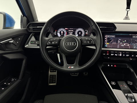 Audi A3 30 TFSI S-line Turbo Blue | Virtual | Carplay | Trekh. | Cruise | Navi | Parkeersens. | NAP