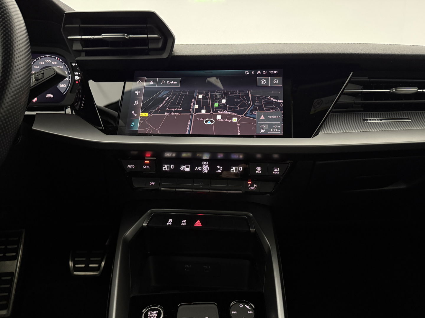 Audi A3 30 TFSI S-line Turbo Blue | Virtual | Carplay | Trekh. | Cruise | Navi | Parkeersens. | NAP