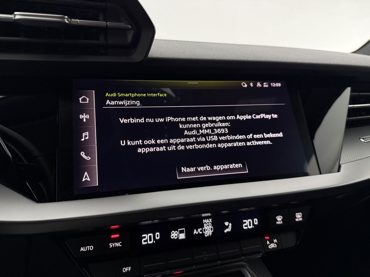 Audi A3 30 TFSI S-line Turbo Blue | Virtual | Carplay | Trekh. | Cruise | Navi | Parkeersens. | NAP