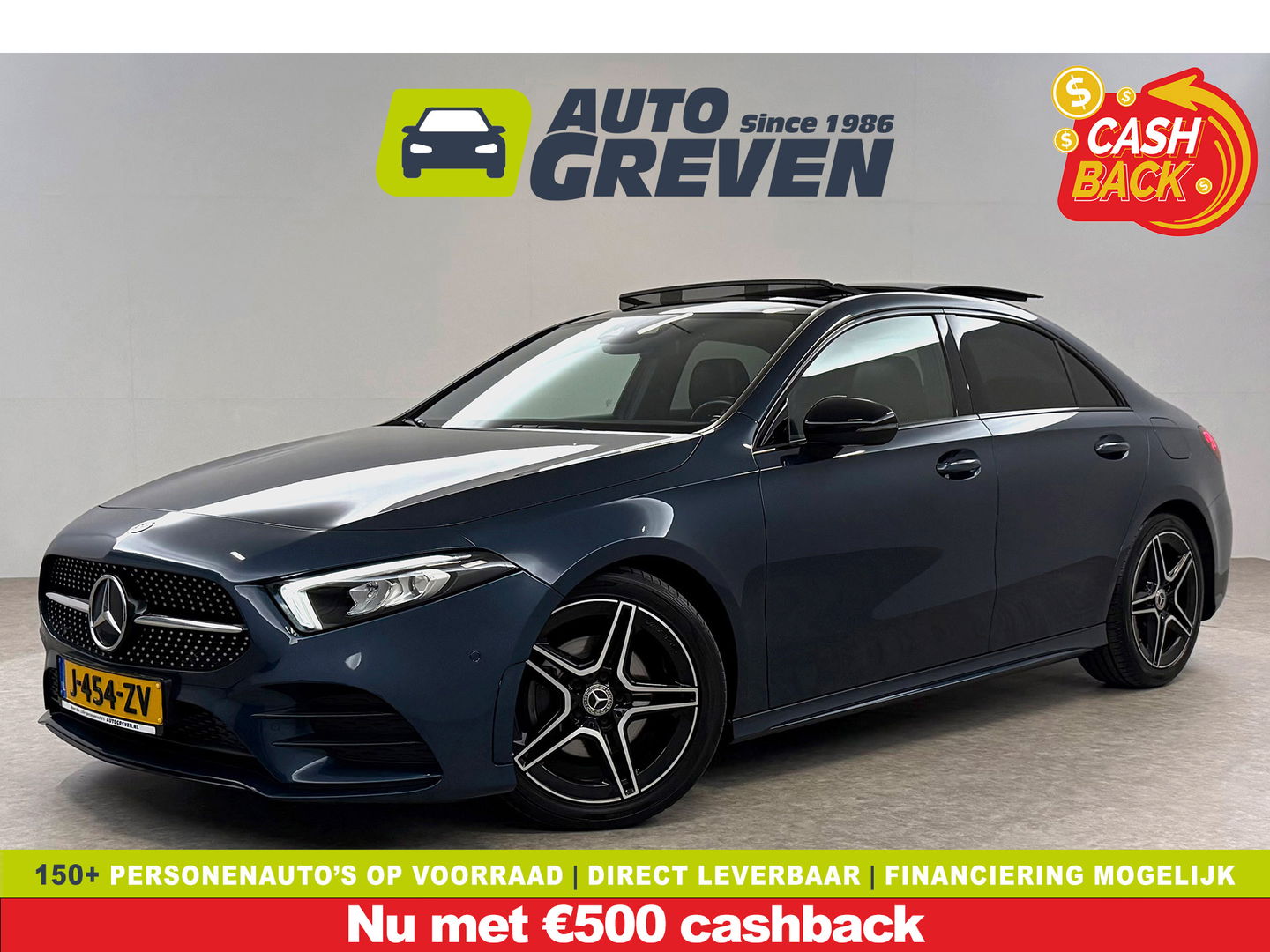 Mercedes-Benz A-Klasse 180 AMG | Pano | Sfeerverl. | Virtual | Camera | Carplay | LED | NAP
