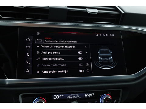 Audi Q3 Sportback 45 TFSI e 2x S Line | Elek. Trekhaak | Camera | Navi | Stoelverw. | Adapt. Cruise | Keyless | 19''