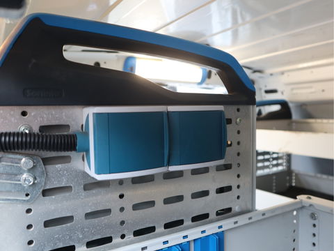 Ford Transit Connect 1.5 EcoBlue Euro 6 Lang L2 - Sortimo - Omvormer 220V - Trekhaak