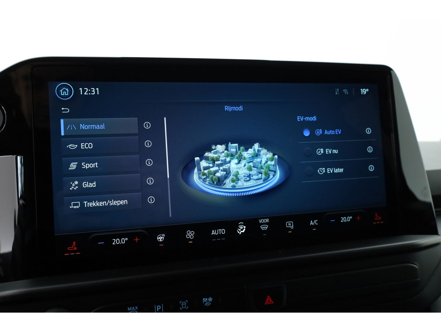 Ford Transit Custom 320 2.5 PHEV L2H1 MS-RT DC | Voorraad | Elek. Trekhaak  | 19'' | Kuipstoelen | Cruise