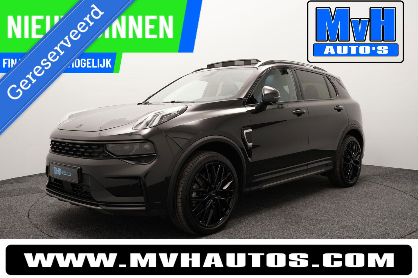 Lynk & Co 01 1.5 Hybride|FULL BLACK XL|ZWARTE.HEMEL|360ºCAM