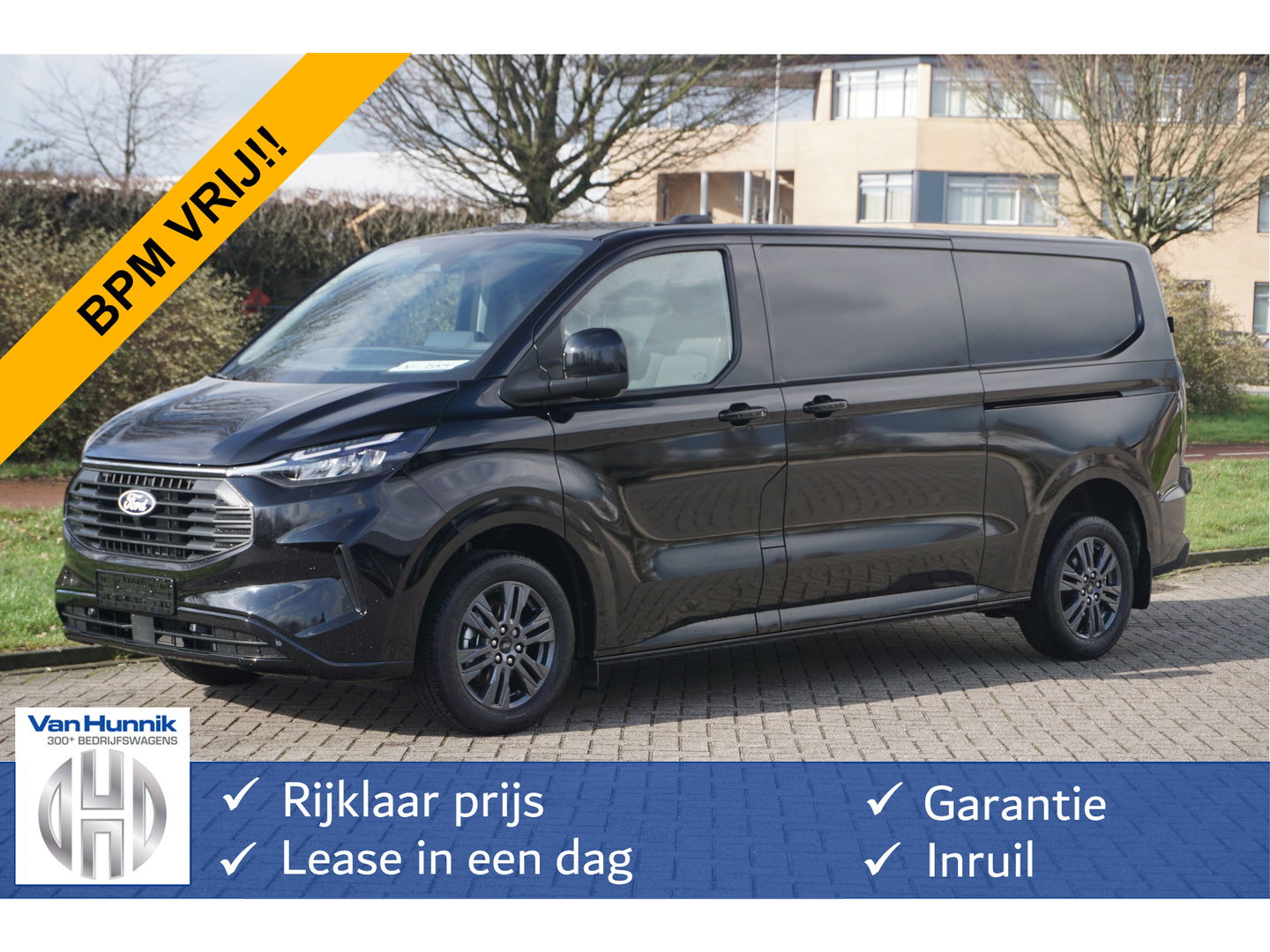 Ford Transit Custom 320L 170PK Aut. Limited BPM VRIJ!! 13" Navi, Adap. Cruise, Camera, 17" LM, LED, 2x Schuifdeur!! NR. 277
