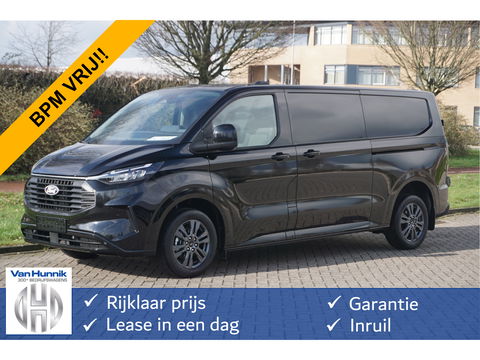 Ford Transit Custom 320L 170PK Aut. Limited BPM VRIJ!! 13" Navi, Adap. Cruise, Camera, 17" LM, LED, 2x Schuifdeur!! NR. 277