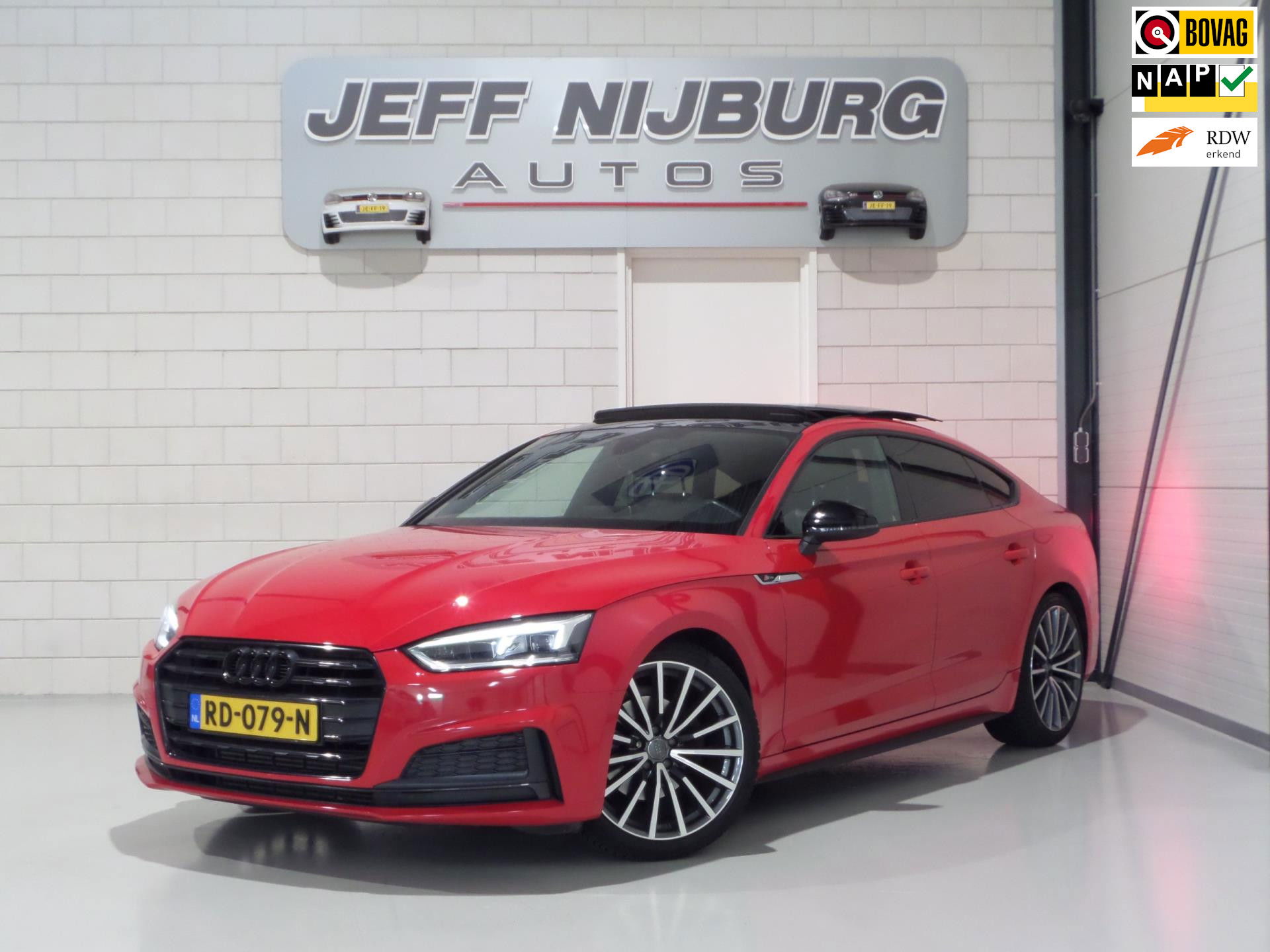 Audi A5 Sportback 2.0 TFSI Sport 2X S-Line "Origineel NL" Automaat! Pano Apple-Carplay Virtual Stoelverwarming Full-LED koplampen