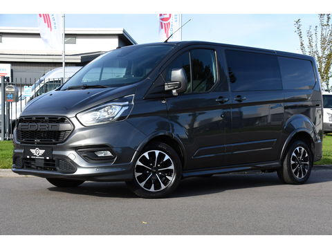 Ford Transit Custom 2.0 TDCI L1H1 Sport DC Camera, Cruise, Carplay, 170pk, Automaat, Leder, Trekhaak, Stoelverwarming, NAVI, Uniek!