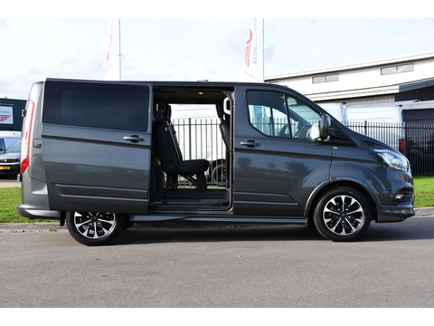 Ford Transit Custom 2.0 TDCI L1H1 Sport DC Camera, Cruise, Carplay, 170pk, Automaat, Leder, Trekhaak, Stoelverwarming, NAVI, Uniek!