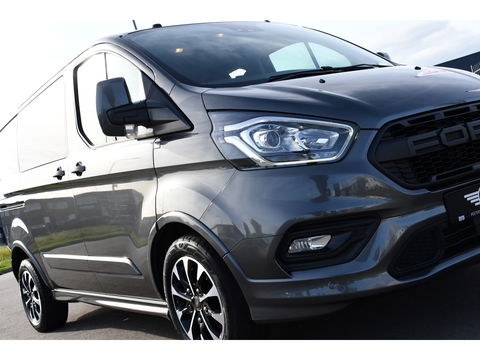 Ford Transit Custom 2.0 TDCI L1H1 Sport DC Camera, Cruise, Carplay, 170pk, Automaat, Leder, Trekhaak, Stoelverwarming, NAVI, Uniek!