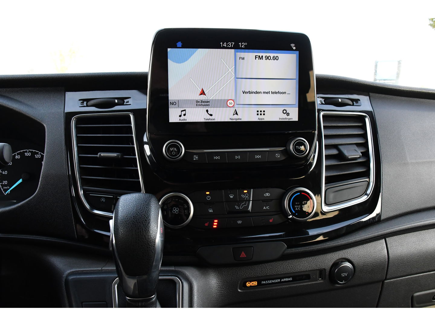 Ford Transit Custom 2.0 TDCI L1H1 Sport DC Camera, Cruise, Carplay, 170pk, Automaat, Leder, Trekhaak, Stoelverwarming, NAVI, Uniek!