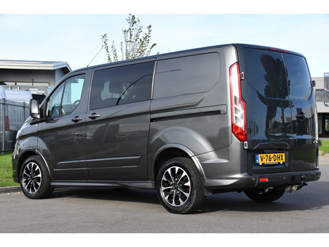 Ford Transit Custom 2.0 TDCI L1H1 Sport DC Camera, Cruise, Carplay, 170pk, Automaat, Leder, Trekhaak, Stoelverwarming, NAVI, Uniek!
