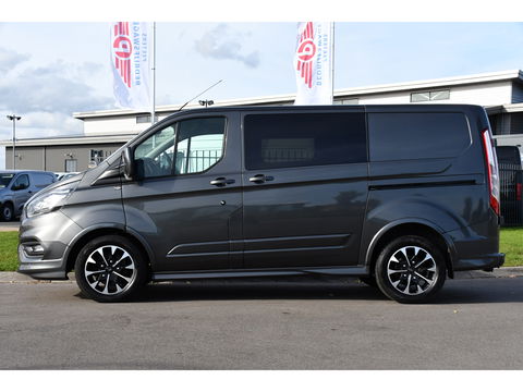 Ford Transit Custom 2.0 TDCI L1H1 Sport DC Camera, Cruise, Carplay, 170pk, Automaat, Leder, Trekhaak, Stoelverwarming, NAVI, Uniek!