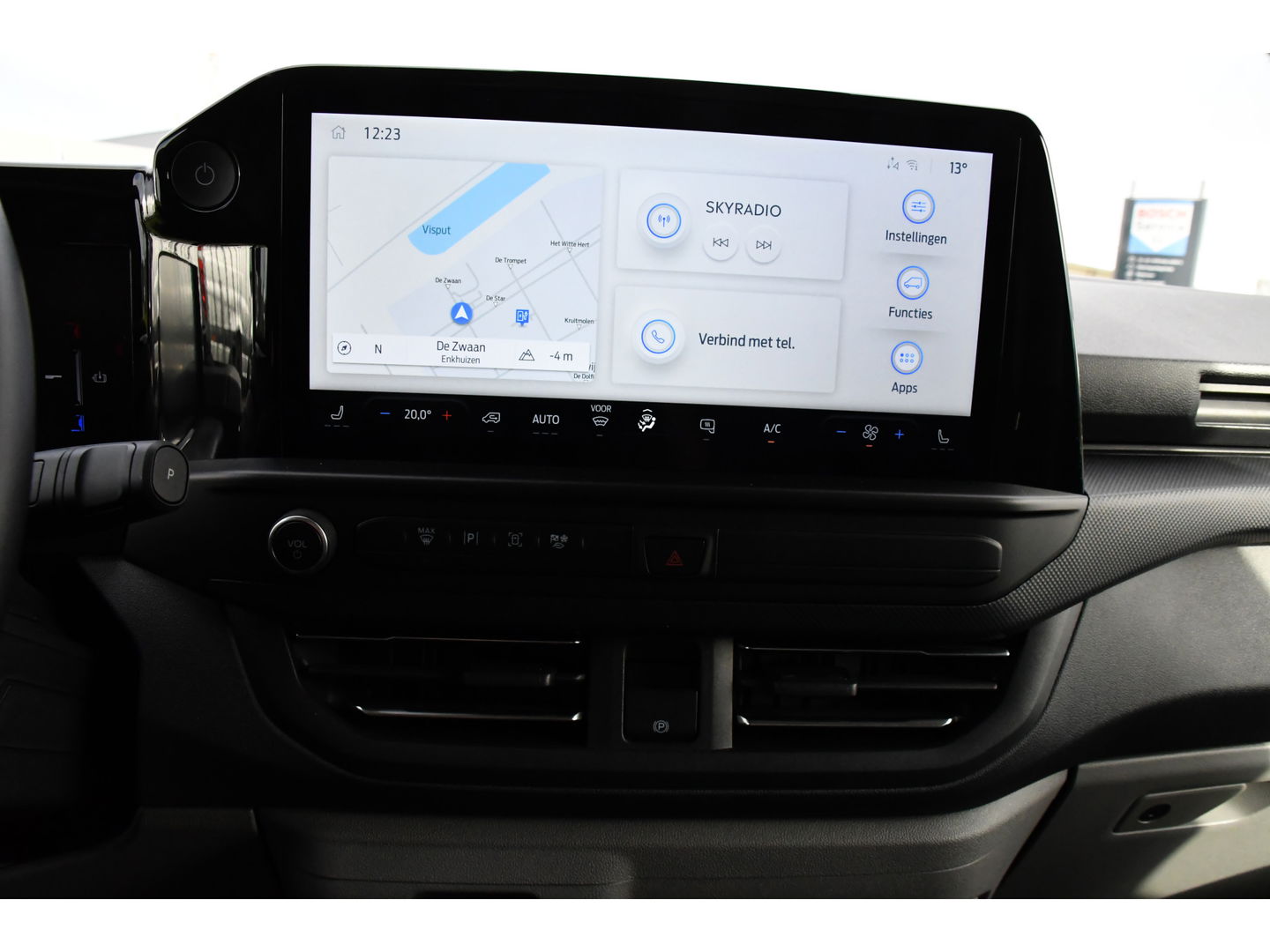 Ford E-Transit Cust. 340 L2H1 Limited 65 kWh DEMO, Virtual, Adaptieve Cruise, Camera, Carplay, Stoelverwarming, LED, 218pk, NAVI, Uniek!