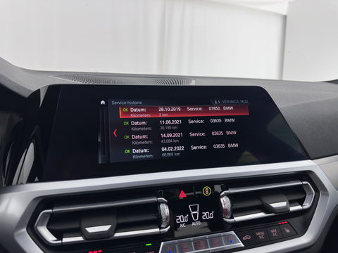 BMW 3-serie 320i High Executive M-Sportpack (INCL.BTW) *LEATHER-MICROFIBRE | FULL-LED | HEATED-SPORTSEATS | BLIND-SPOT | HIFI-SOUND | KEYLESS | NAVI-FULLMAP | ECC | PDC | CRUISE | 20''ALU*